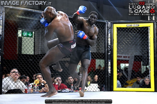 2023-12-02 Lugano in the Cage 6 20501 MMA Pro - Jemie Mike Stewart-Amadoudiama Diop